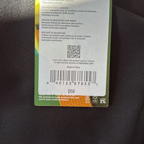 NWT Cotopaxi Teca Calido Womens Hooded Jacket‎ XS Blue Orange Red, Zip Po… - Picture 11 of 11